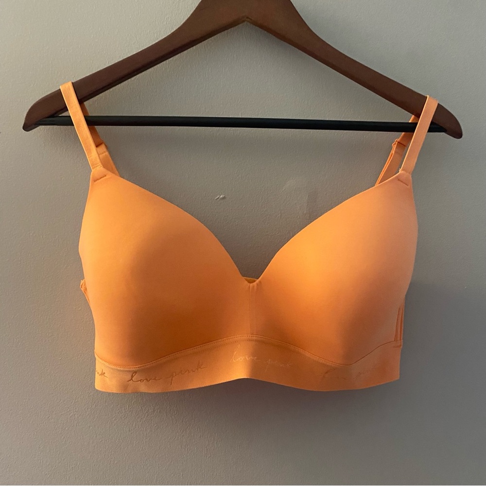 PINK Victoria's Secret Orange Bra
